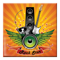 Affordable buttons makes custom buttons for Rock Star